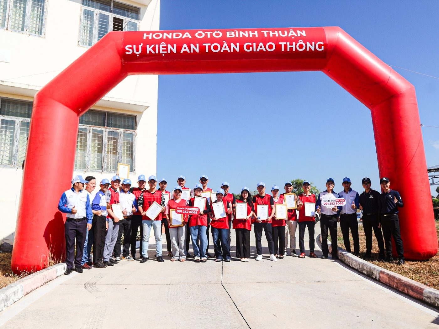 Chương trình hướng dẫn lái xe an toàn do Honda Ôtô Bình Thuận - Phan Thiết tổ chức