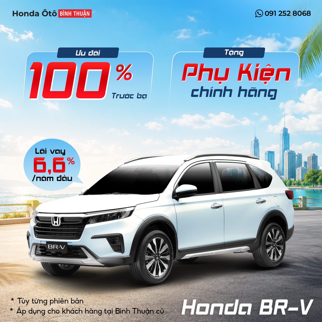 Ưu đãi Honda BR-V tháng 7