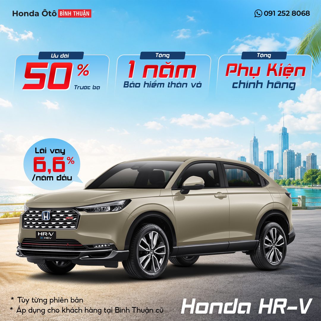 Ưu đãi Honda HR-V tháng 7